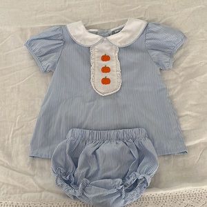 Pumpkin diaper set - size 24 months